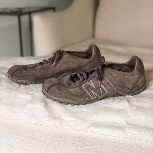 Taupe Suede Merrell Sneakers.